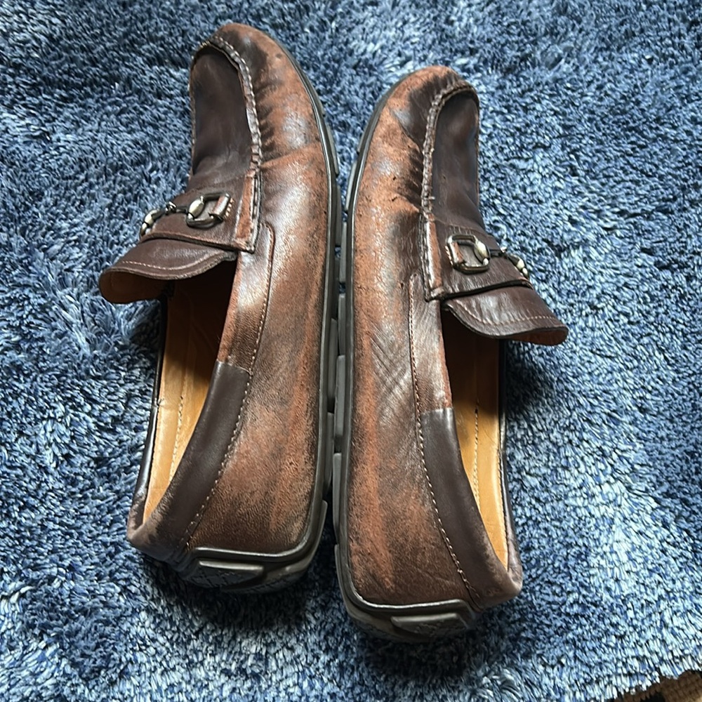 Gucci Men's Brown Leather Loafers - Picture 10 of 10